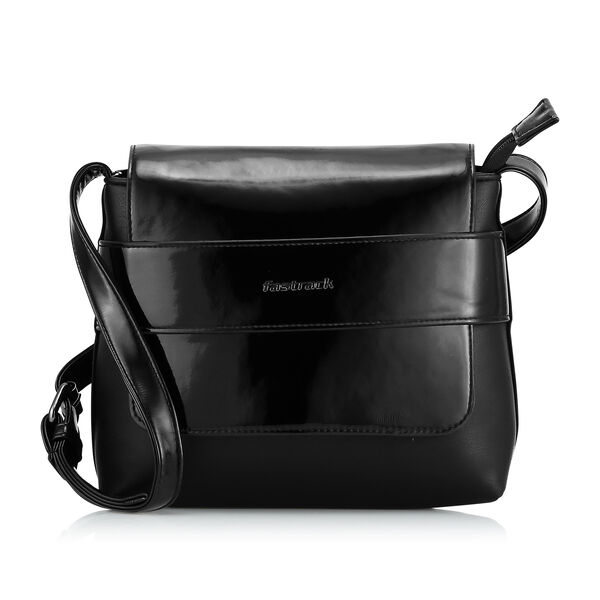Fastrack Casual Sling Bag with Adjustable Sling in Black - image number 1