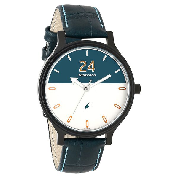 Fastrack Road Trip Quartz Analog Bicolour Dial Leather Strap Watch for Girls - image number 1