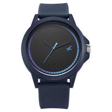 Fastrack Tees Urbanique Quartz Analog Multicoloured Dial Silicone Strap watch For Guys