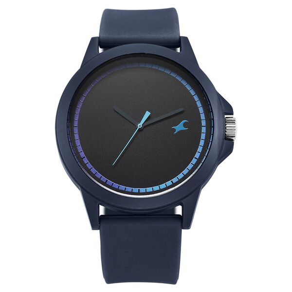 Fastrack Tees Urbanique Quartz Analog Multicoloured Dial Silicone Strap watch For Guys - image number 0