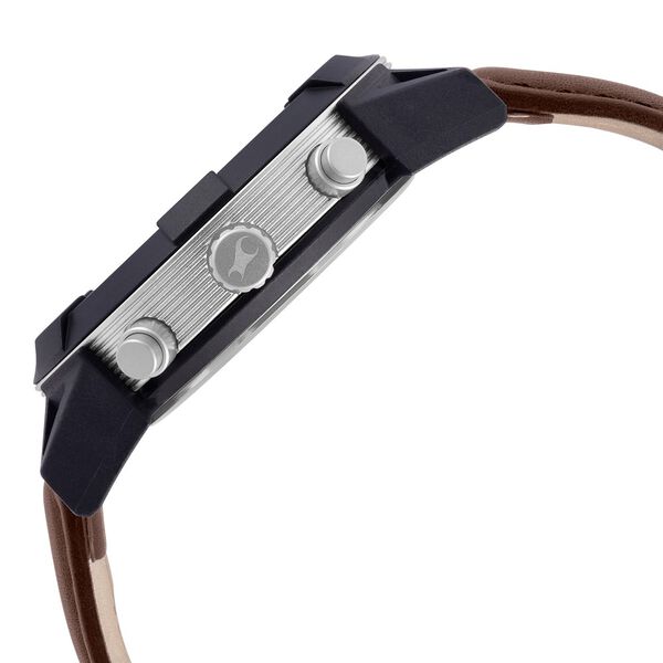Fastrack Modular Quartz Analog White Dial Leather Strap Watch for Guys - image number 3