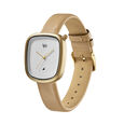 Fastrack Vyb Prodigy Quartz Analog White Dial Leather Strap Watch for Girls - image number 3
