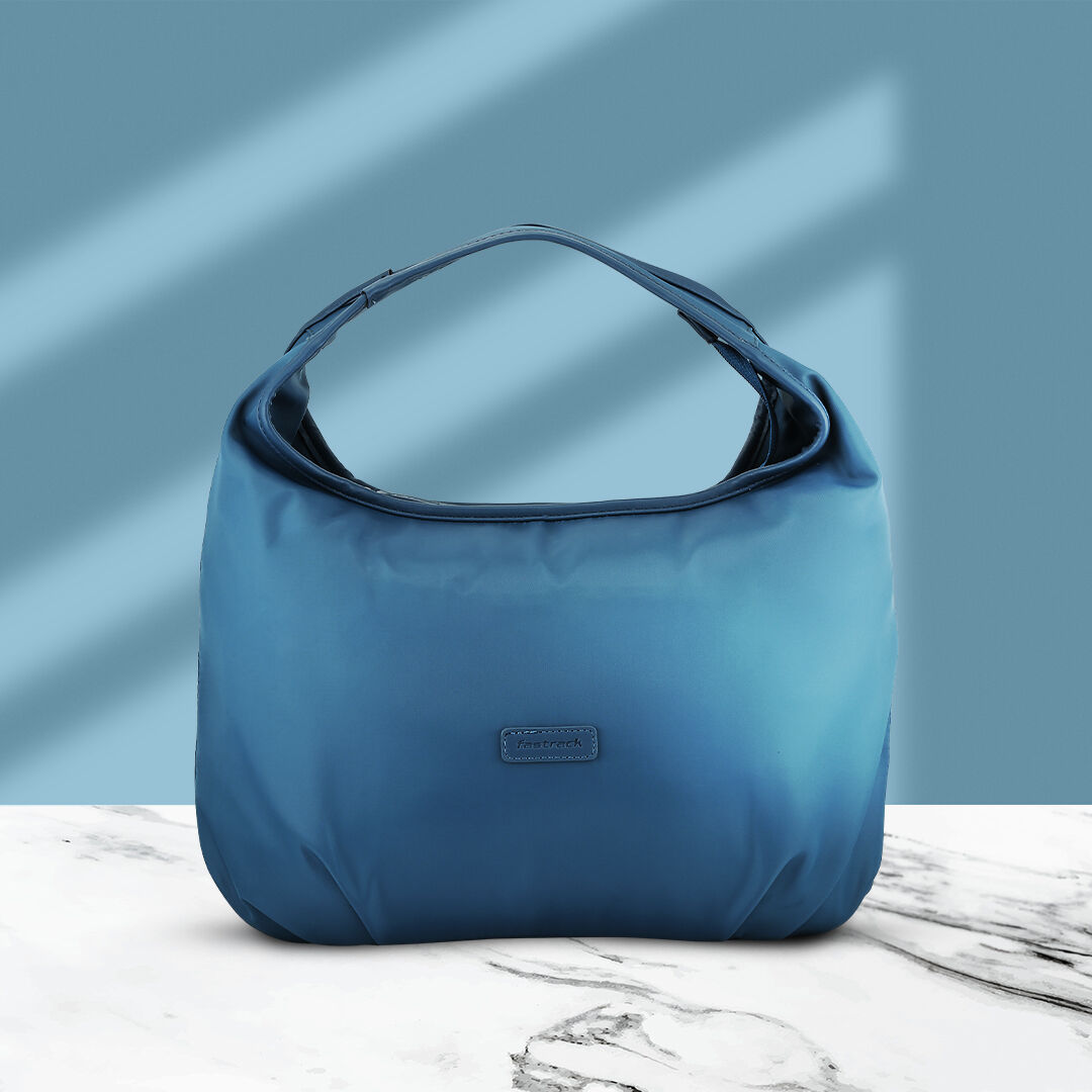 Buy Online Fastrack Hobosac Shoulder Bag in Blue f234shlan01nb1 Fastrack
