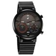 Fastrack Gambit Micromotor Black Dial Black Metal Strap Analog Watch for Guys - image number 2