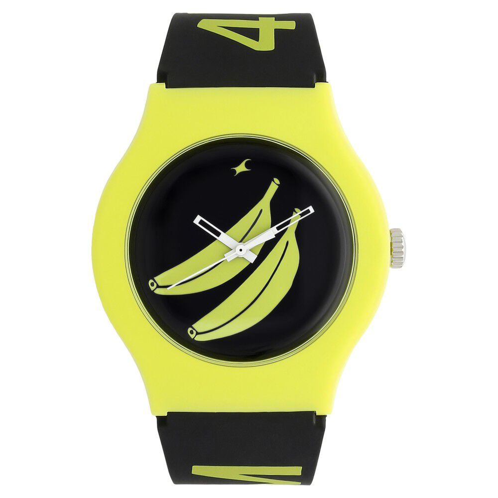 Fastrack yellow black watch online