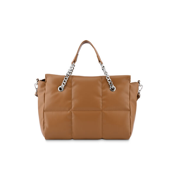 Fastrack Puff It Up Satchel in Tan - image number 4