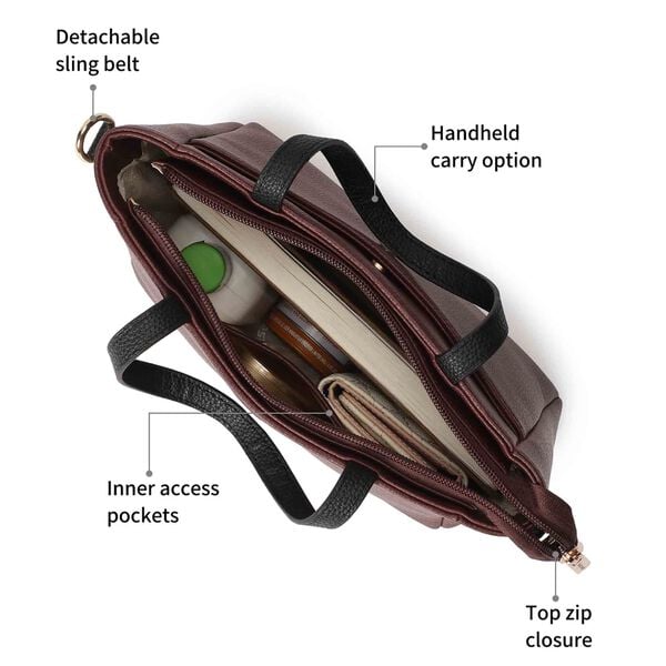 Fastrack Life Edit Satchel Bag - image number 9