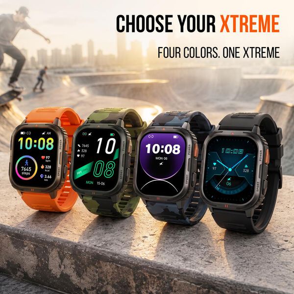 Fastrack Smart Xtreme S Smartwatch with 4.9 cm AMOLED Display BT Calling & Health Monitoring - image number 3