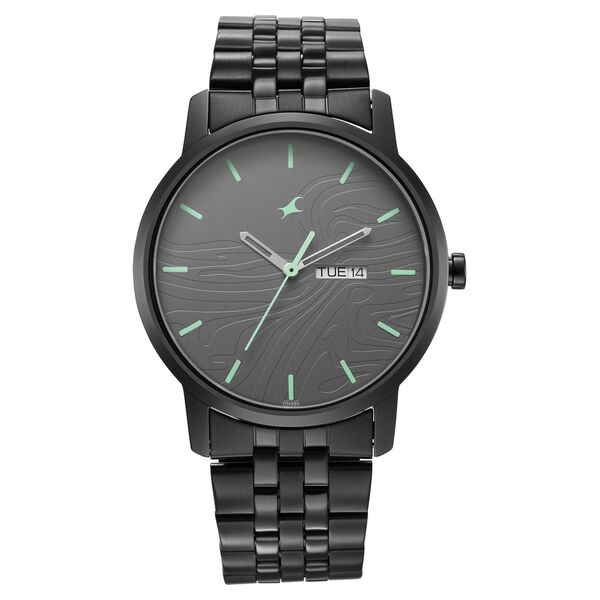 Fastrack Urban Camo Black Dial Watch for Guys - image number 1