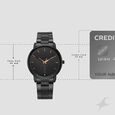 Fastrack Stunners Quartz Analog Black Dial Brown Stainless Steel Strap Watch For Guys - image number 3