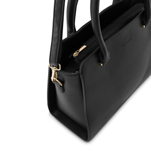 Fastrack Black Large Satchel Bag for Women - image number 5