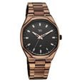 Vyb Nimbus By Fastrack Quartz Analog Black Dial Brown Metal Strap Watch For Guys - image number 1