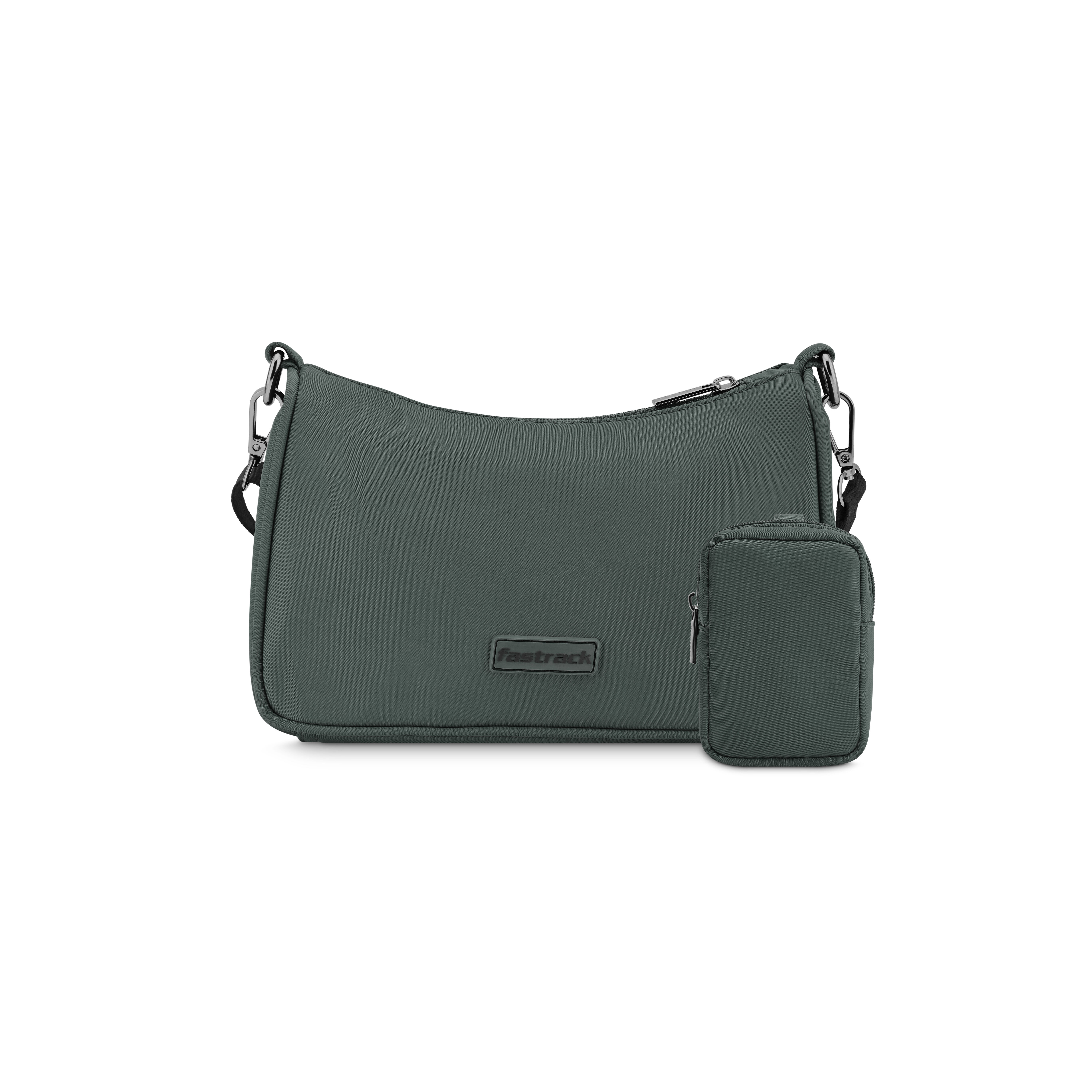 Buy Online Fastrack Black Crossbody Sling Bag for Girls f24sslsmn23bk1 p Fastrack
