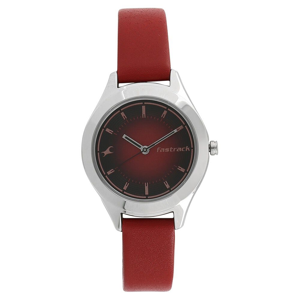 Fastrack red strap online watch