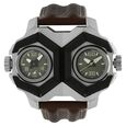 Fastrack Quartz Analog Green Dial Leather Strap Watch for Guys - image number 0