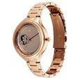 Fastrack Automatic Rose Gold Dial Metal Strap Watch For Girls - image number 2