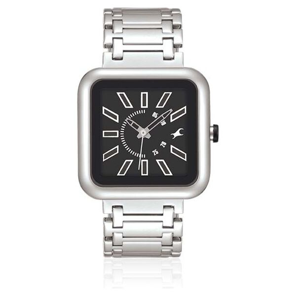 Fastrack Quartz Analog Grey Dial Stainless Steel Strap Watch for Guys - image number 0