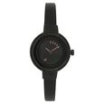 Fastrack Quartz Analog Black Dial Leather Strap Watch for Girls