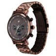 Fastrack Kronos Multifunction Brown Dial Stainless Steel Strap Watch for Guys - image number 4