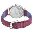 Fastrack Space Rover Quartz Analog Maroon Dial Leather Strap Watch for Girls - image number 4
