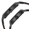 Fastrack Mixmatched Quartz Multifunction Green Dial Black Leather Strap Watch For Couple - image number 4