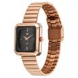 Vyb Flare By Fastrack Quartz Analog Grey Dial Rose Gold Stainless Steel Strap Watch For Girls - image number 4