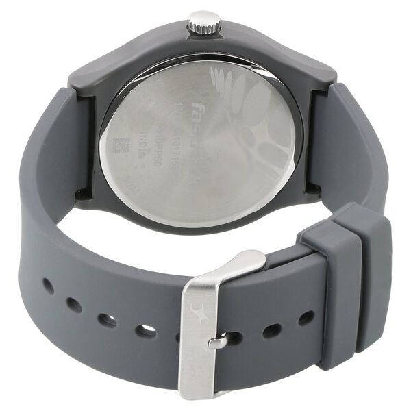 Fastrack Quartz Analog Grey Dial Silicone Strap Watch for Unisex - image number 3