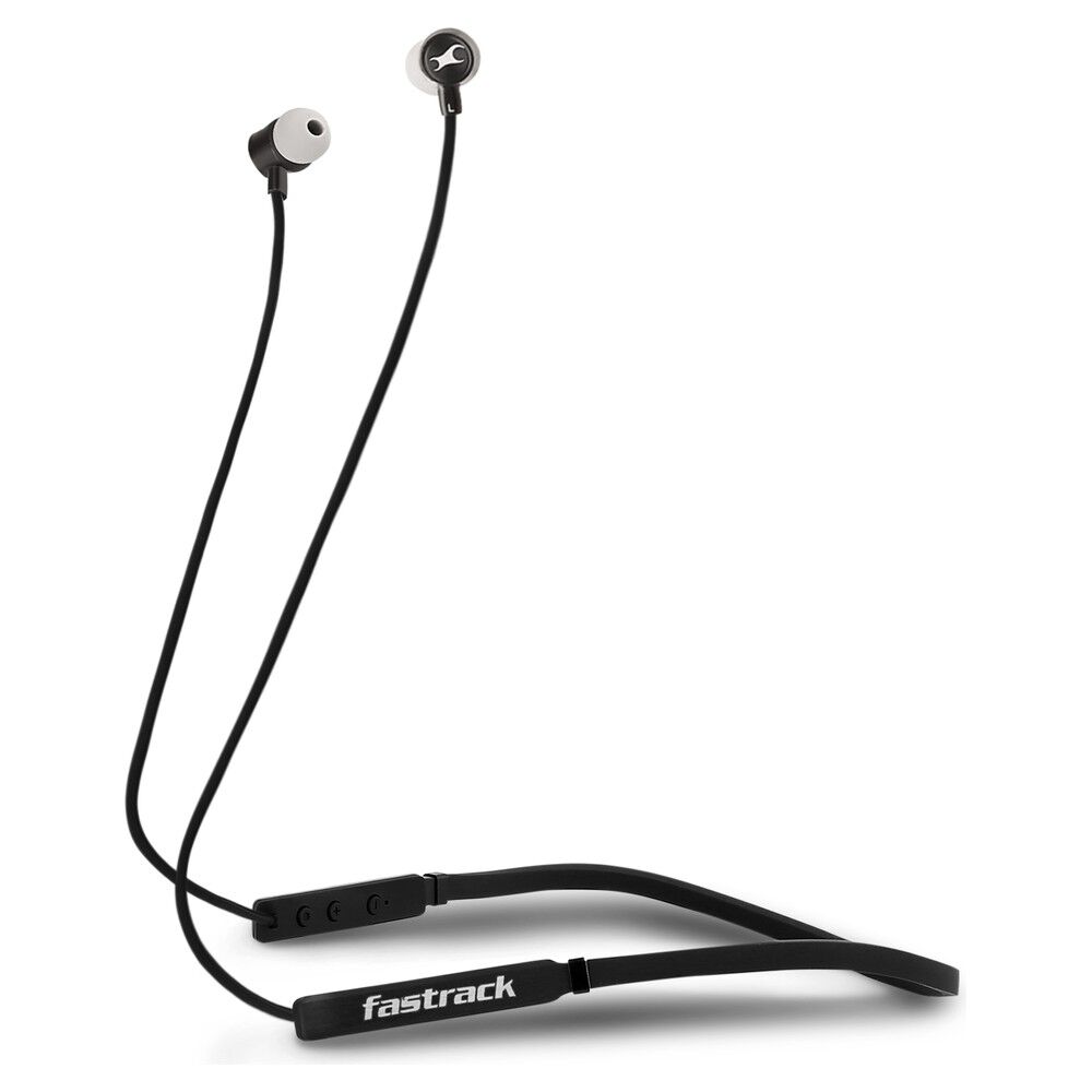 Reflex Tunes Behind the Neck Black Wireless Earphones