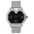 Fastrack Quartz Analog Silver Dial Stainless Steel Strap Watch for Guys