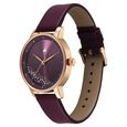 Fastrack Style Up Quartz Analog Maroon Dial Maroon Colour Leather Strap Watch For Girls - image number 2