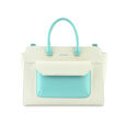 Fastrack Chic Carry-All Laptop Tote in White and  Blue - image number 2