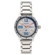 Fastrack Quartz Analog with Day and Date Silver Dial Stainless Steel Strap Watch for Girls - image number 1