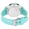 Fastrack Street Line Quartz Digital Analog Digital Silver Dial Green PU Strap Watch For Girls - image number 5