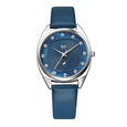 Fastrack Vyb Spotlight Quartz Analog Blue Dial Leather Strap Watch for Girls - image number 0