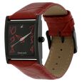 Fastrack Quartz Analog Black Dial Leather Strap Watch for Girls - image number 1