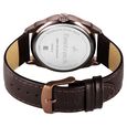 Fastrack Tick Tock Multifunction with Hazelnut Brown Dial Leather Strap Watch for Guys - image number 5