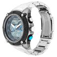 Fastrack Deux Machina Quartz Analog Digital Blue Dial Stainless Steel Strap Watch for Guys - image number 2