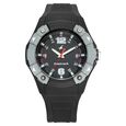 Fastrack Trendies Quartz Analog Black Dial Silicone Strap Watch for Guys - image number 2