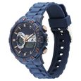Fastrack Street line Quartz Analog Digital Blue Dial Silicone Strap Watch for Girls - image number 2