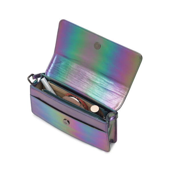 Fastrack Structured Shoulder Bag for Women� | Party Bag for Ladies, Women� | Stylish Glossy Bag Made of High-Quality Fax Leather (Multi-Coloured) - image number 6