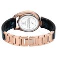 Fastrack Younique Quartz Analog Blue Mother Of Pearl Dial Two Toned Acetate & Metal Strap Watch For Girls - image number 5