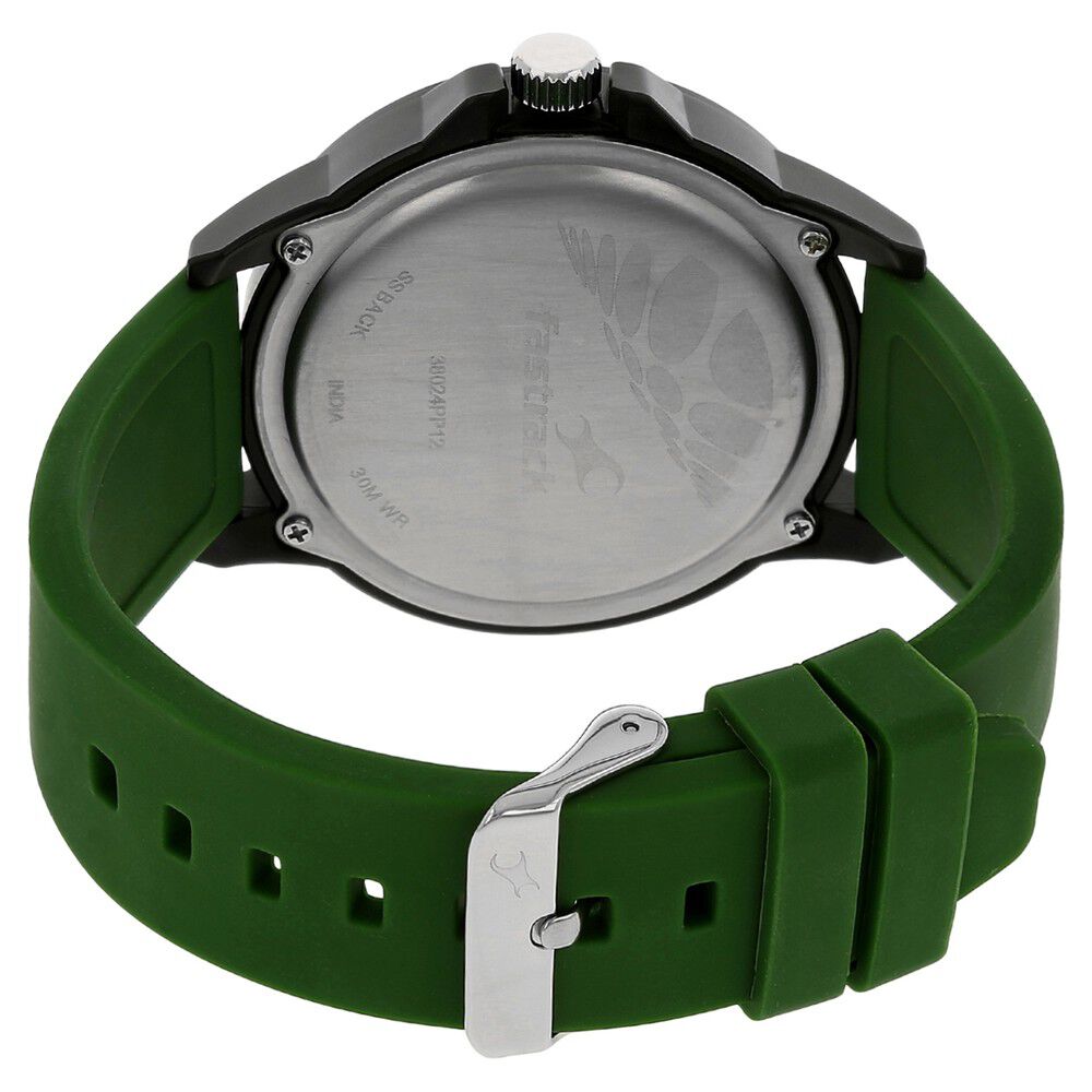 Buy Online Fastrack Quartz Analog White Dial Plastic Strap Watch for Unisex ns38024pp12 Fastrack