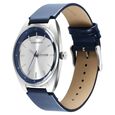 Fastrack Snob X Silver Dial Leather Strap Watch for Guys - image number 2