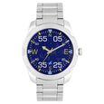 Fastrack Road Trip Quartz Analog White Dial Stainless Steel Strap Watch for Guys