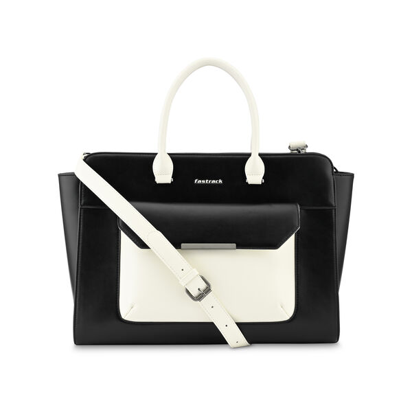Fastrack Chic Carry-All Laptop Tote in Black - image number 1