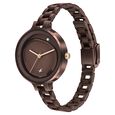 Fastrack MetaWe Quartz Analog Brown Dial Stainless Steel Strap Watch For Girls - image number 2