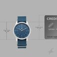 Fastrack Stunners Quartz Analog Blue Dial Blue Nylon Strap Watch For Guys - image number 3