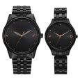 Fastrack Mixmatched Quartz Analog Blue Dial With Silver Metal Strap Watch For Couple