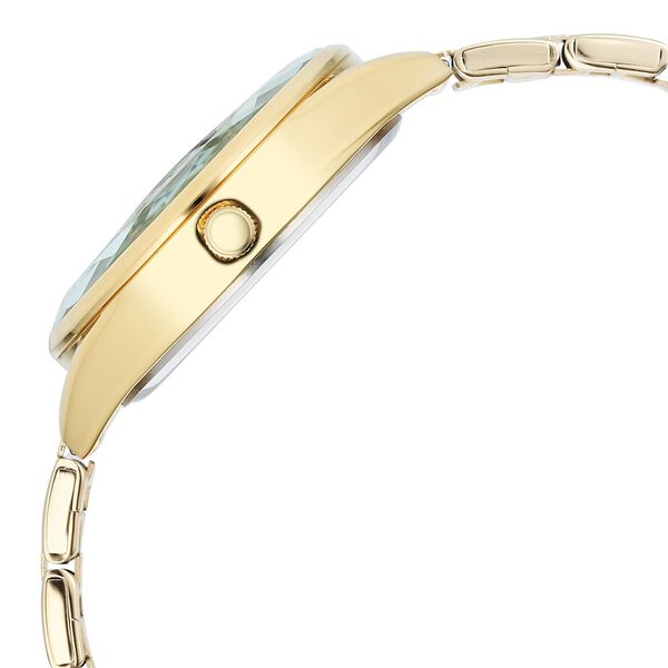 Fastrack Vyb Aurora Quartz Analog Green Dial Golden Color Metal Strap Watch For Girls - image number 4