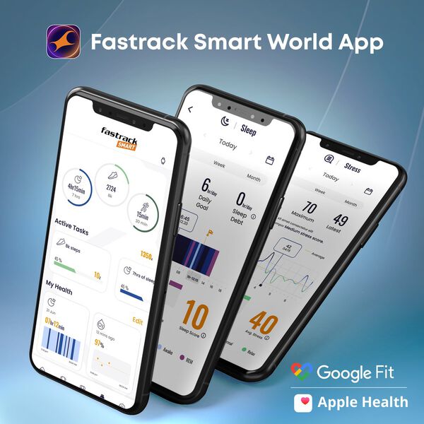 Fastrack Astor FR2 Pro Smart Watch with 3.63 cm AMOLED Display with 466*466 Pixel Resolution, AI Voice Assistant - image number 6